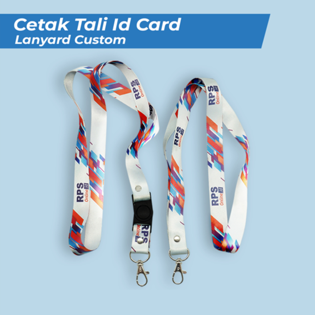 

Lanyard Custom / Tali Id Card 2cm Fullprint Sublim