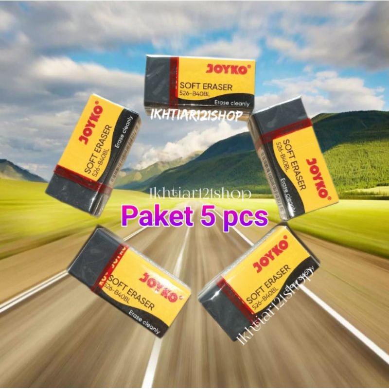 

Paket 5 Pcs Penghapus Pensil/5 Pcs Eraser Joyko