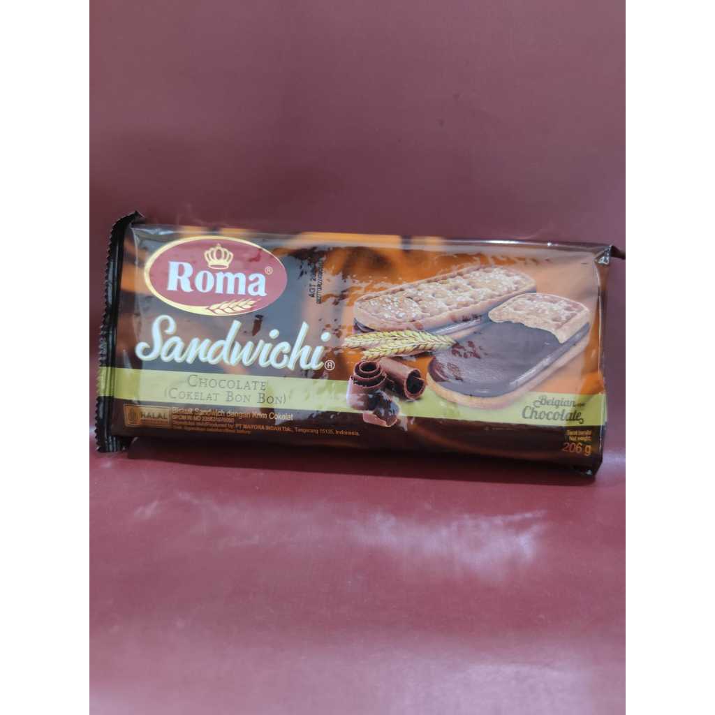 

Roma Sandwichi Coklat 189G - Biskuit Roma Sandwichi