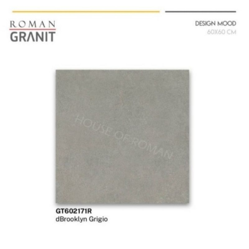 Roman Granit GT602171R dBrooklyn Grigio 60x60 kw1