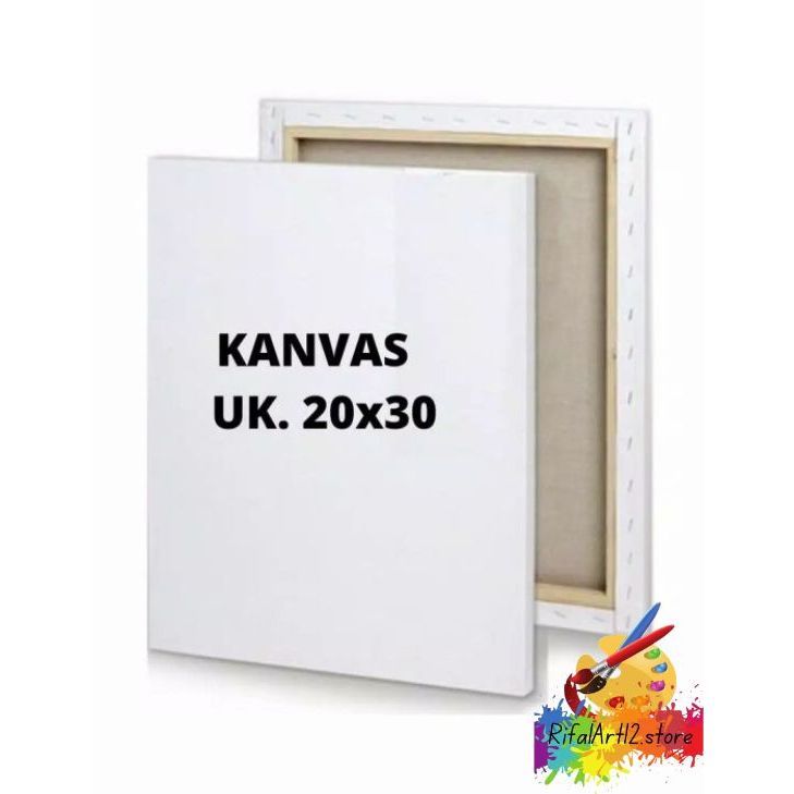 

kanvas lukis ukuran 20x30 cm