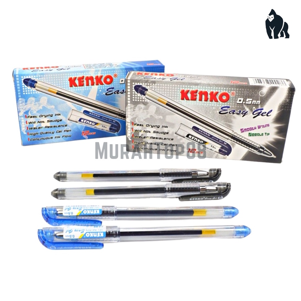 

TERBARU⚡ Pulpen Easy Gel Kenko 0.5 mm / Ballpoint Lancip Bolpen Tajam Pena Grosir [PER LUSIN]