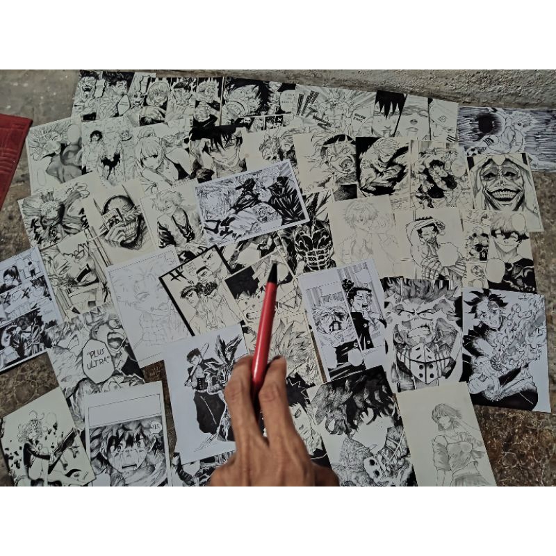 

OPEN COMMISION!!! Gambar/Sketsa (tidak bewarna/hitam putih) PO custom