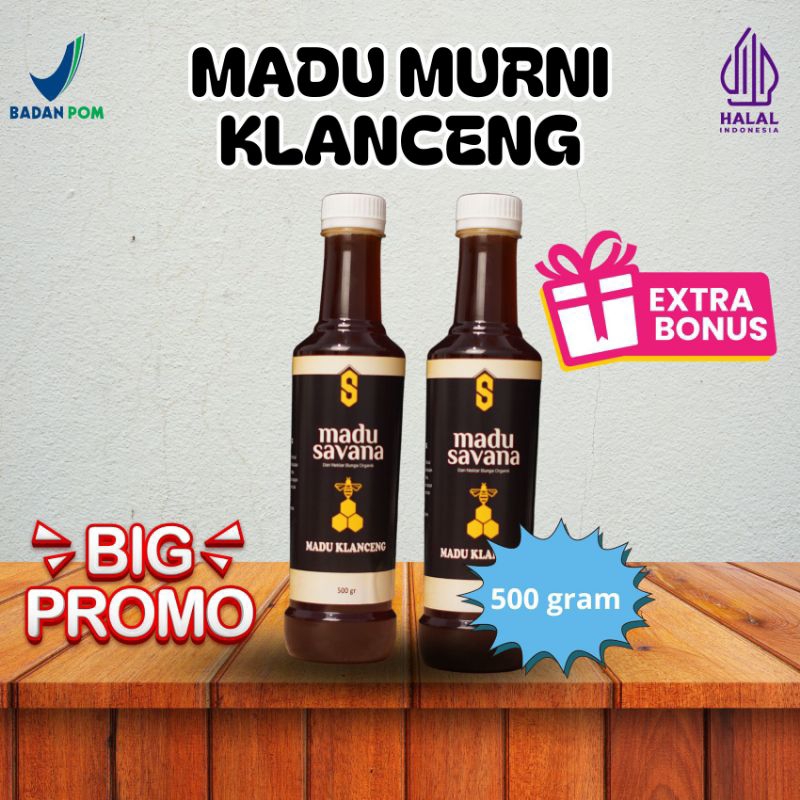 

MADU SAVANA KLANCENG MURNI 500 GRAM