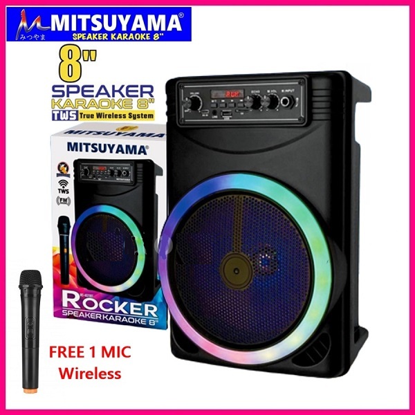 Mitsuyama MS-4020BT Speaker Portable Bluetooth 8 Inchi Series - MS4020