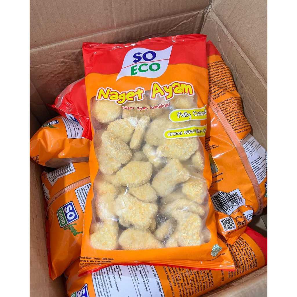 

SO ECO CHICKEN NUGGET 1KG NAGET AYAM HALAL SO ECO 1 KG