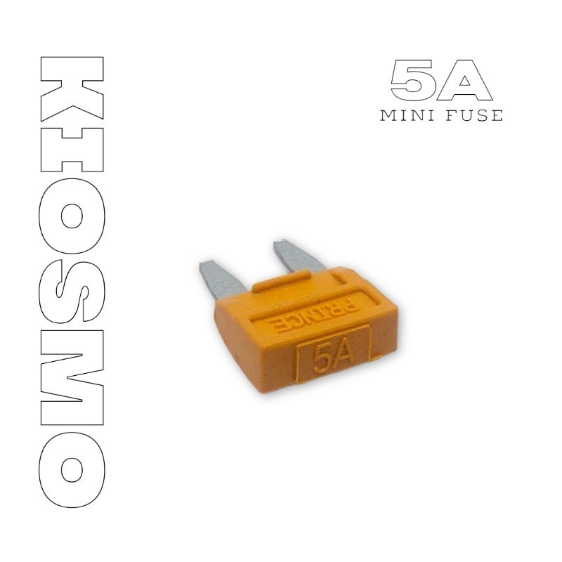 Sekring Tancap Keramik Mini 5A / Fuse Blade Ceramic Mini 5A / Fuse DX Mini