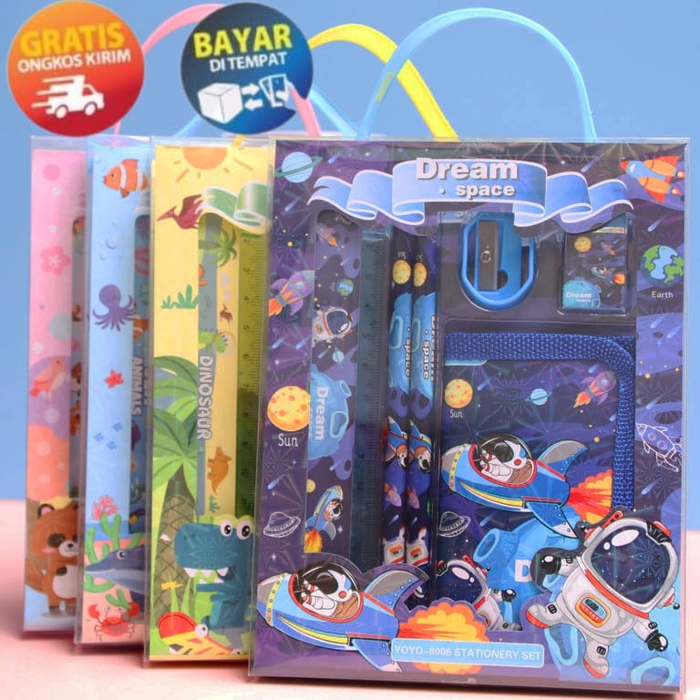 

1.1 STOK READY KP126 - SET STATIONERY ANAK ALAT TULIS 6 IN 1 ALAT TULIS SEKOLAH PERLENGKAPAN SEKOLAH SET ALAT TULIS PERALATAN SEKOLAH LENGKAP