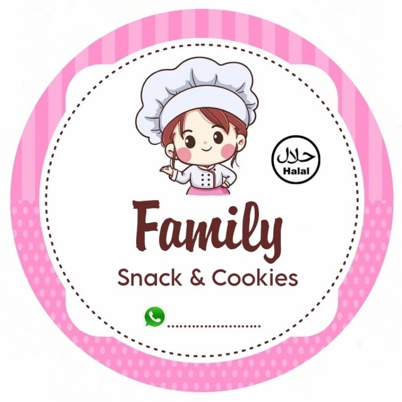 

STIKER PRODUK KEMASAN SNACK & COOKIES (MINIMAL ORDER 100 BUAH)