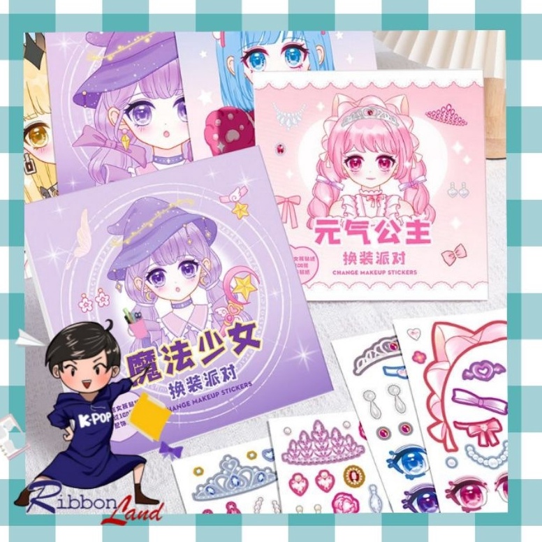 

11.11 FLASH SALE DIY Buku Stiker Change Makeup Ketrampilan Dekorasi