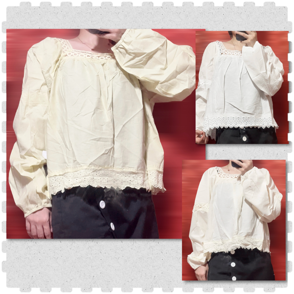 new|m Atasan Blouse Ball Cut Import Bkk