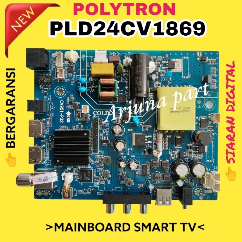 MB TV POLYTRON PLD24CV1869 / MAINBOARD TV POLYTRON PLD24CV1869 / MESIN TV POLYTRON PLD24CV1869 / MOD