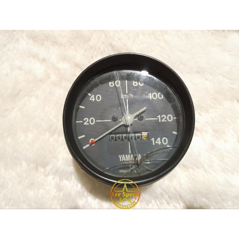 Speedometer Spedometer Spedo Spido Mesin Km Yamaha RX100 RX 100 Original Japan Nos