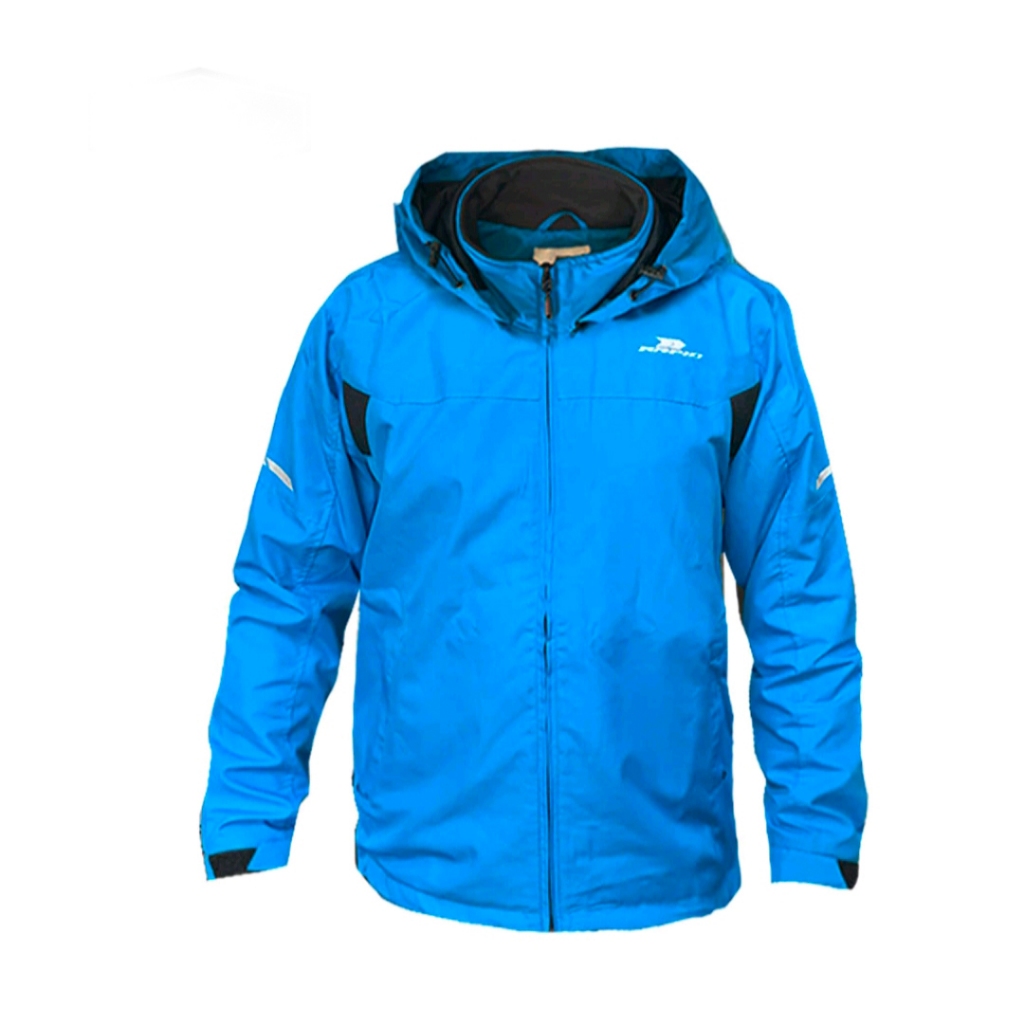 Ladam - Jaket Parasut Motoran Harian Blue Anti Air Rapid Jaket Motor Speed Racing