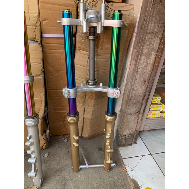 SHOCKBREKAER SKOK SHOCK DEPAN NINJA AS PELANGI RAINBOW PNP RX KING RX 100 RX SPECIAL FULLSET