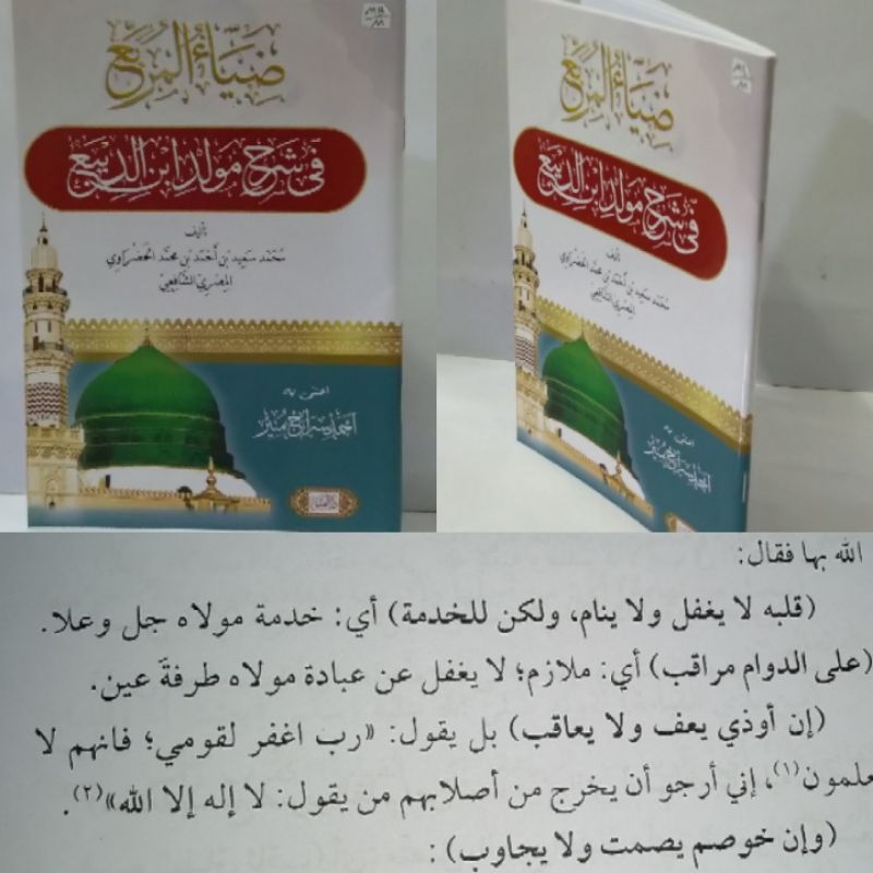 KITAB Dhiyaul Murobba' Fi Syarhi Maulid Ibn