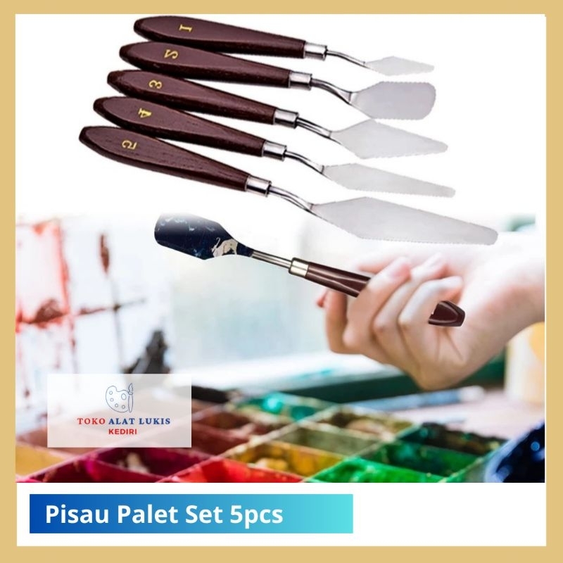 

Painting knife - Pisau Palet Set Isi 5