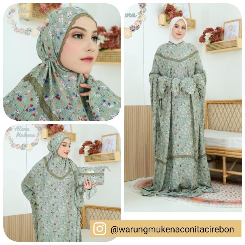 Mukena Terusan Rayon Premium super Jumbo