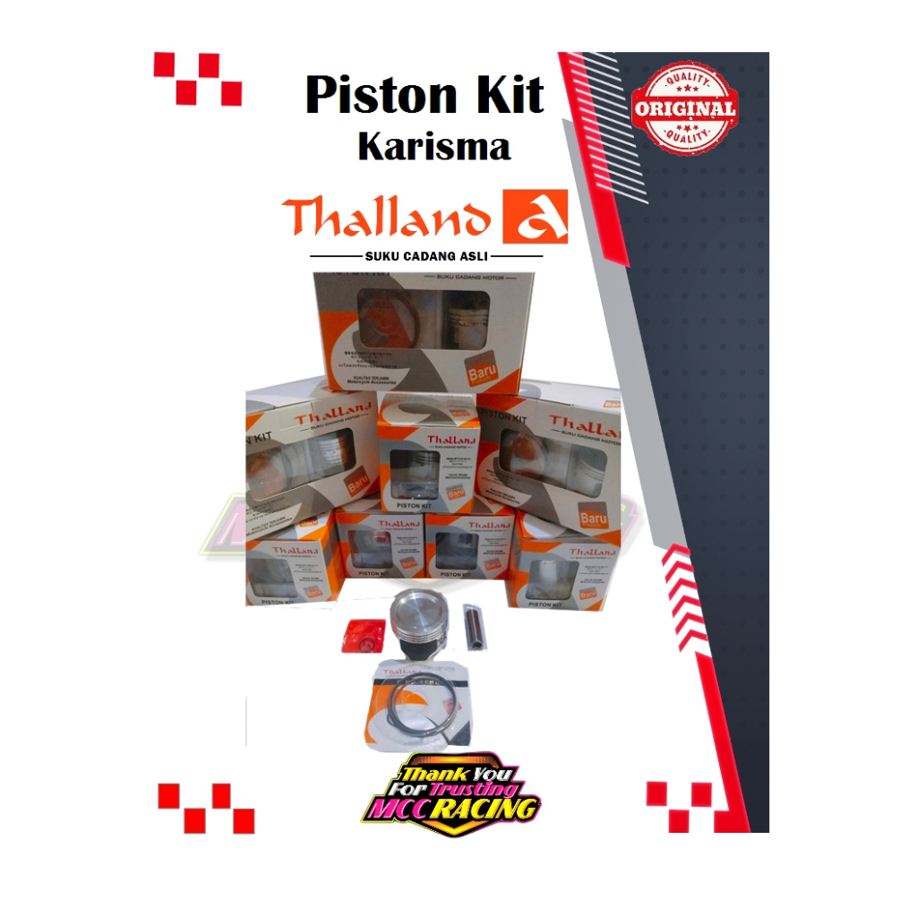PISTON KIT KARISMA OS STD 25 50 75 200 thalland
