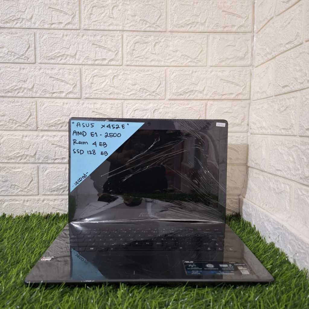 LAPTOP MURAH ASUS X452E AMD E1-2500 RAM 4GB SSD 128GB 14INCH (2756)