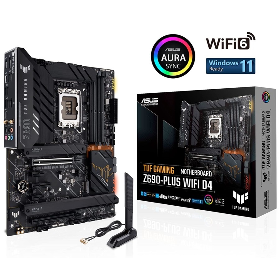 MOTHERBOARD ASUS TUF GAMING Z690-PLUS WIFI D4 | INTEL Z690 DDR4 ATX