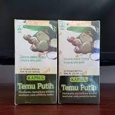 Temu Putih POM Tazakka 60 kapsul - Melancarkan sirkulasi darah. Sebagai anti radang (antiflogistik) Sebagai peluruh haid dan meredakan nyeri haid.