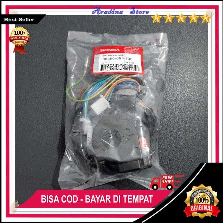Saklar Kiri Prima Astrea Grand Star Legenda ORIGINAL Switch Kiri Holder Tombol Honda Berkualitas ORI