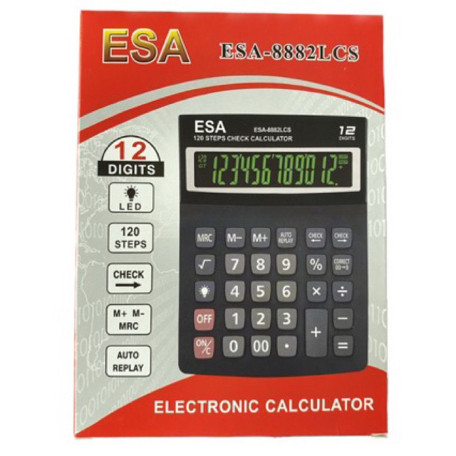 

Kalkulator LED 12 Digit/Kalkulator Esa 8882LCS