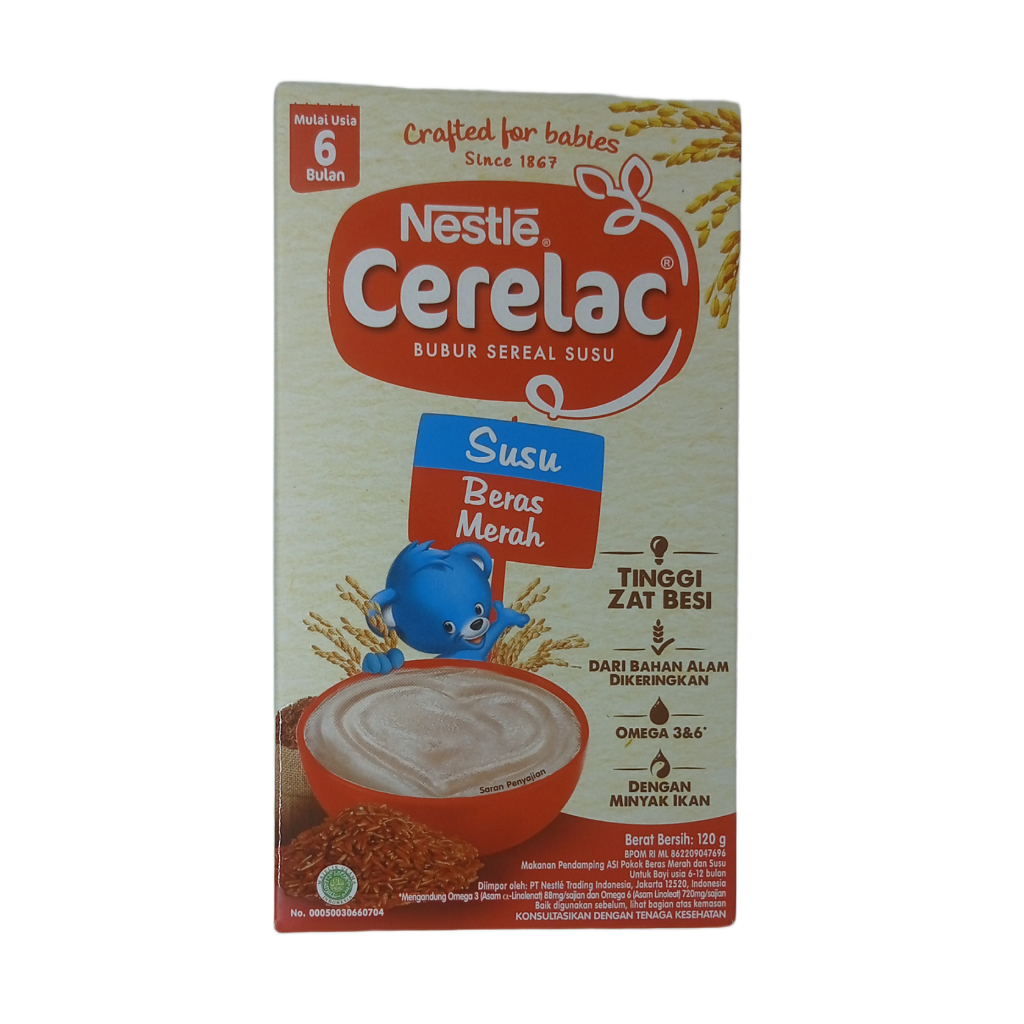 Nestle Cerelac Susu Beras Merah netto 120 gr