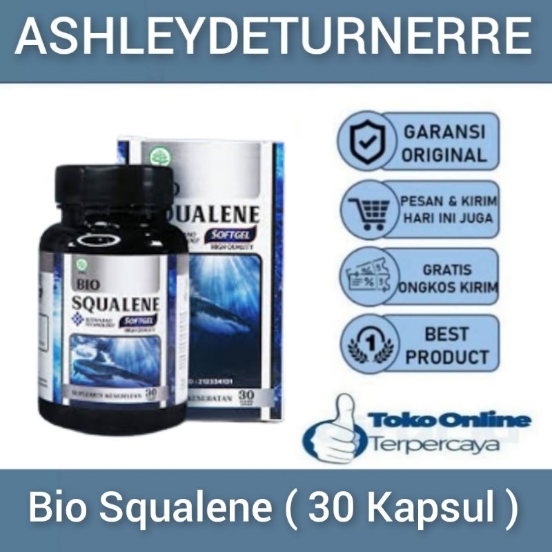 Bio Squalene Original Suplemen Minyak Ikan Untuk Anak Dewasa Lansia Aman Untuk Ibu Hamil