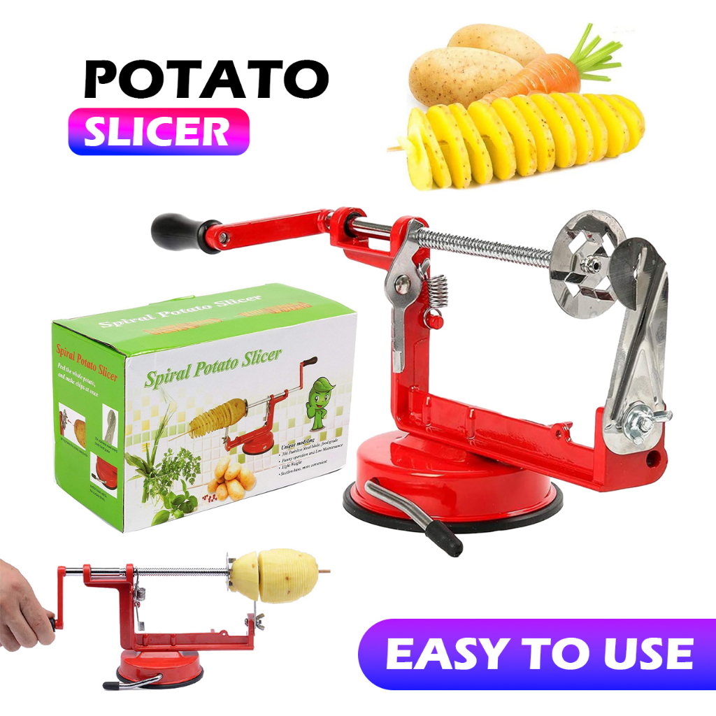 Pemotong Kentang Spiral Potato Slicer Alat Ulir Kentang - Potato Slicer Alat Pemotong Kentang Spiral