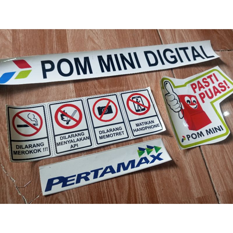 

Set Stiker Pertamini / Pom Mini 1 nozzle Pertamax