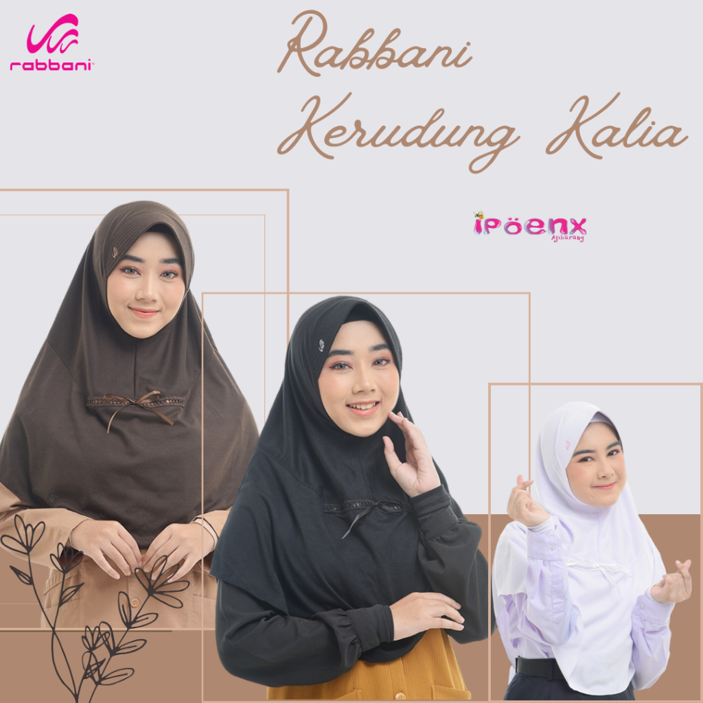 RABBANI KERUDUNG KALIA | RABBANI ORIGINAL | KERUDUNG INSTANT SEKOLAH | JILBAB PREMIUM