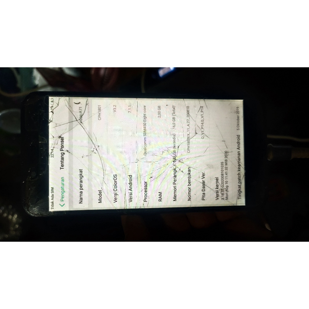MESIN OPPO A71 QUALCOMM NORMAL
