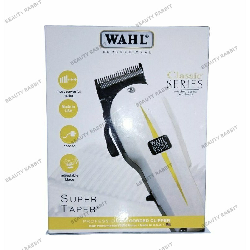 Mesin Alat Cukur Rambut Clipper Wahl Super Taper Classic Corded Kabel