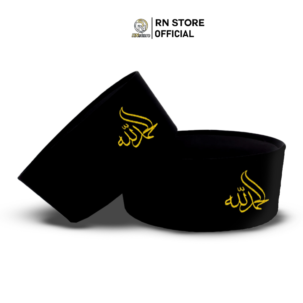 songkok logo bordir/ songkok bordir Alhamdulillah / peci logo bordir/ peci bordir