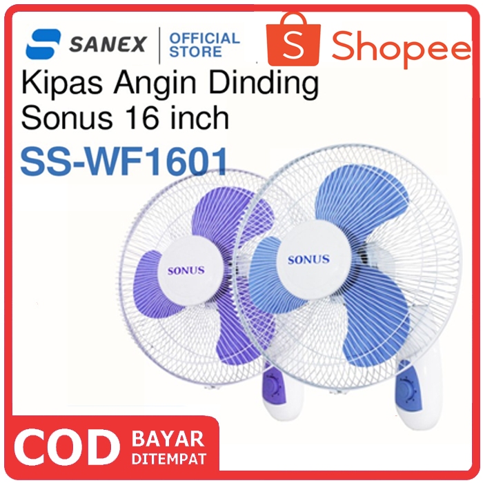 KIPAS ANGIN DINDING TEMBOK SANEX WALL FAN 16 INCH