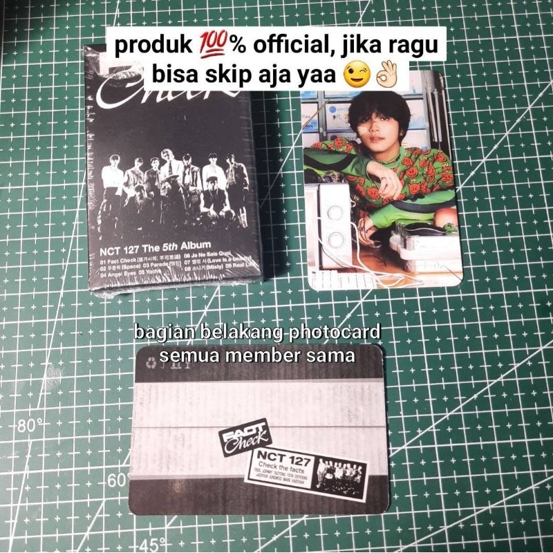 PC Photocard NCT 127 Fact Check QR Nemo Johnny Taeyong Mark Jaehyun Jungwoo Yuta Haechan Doyoung