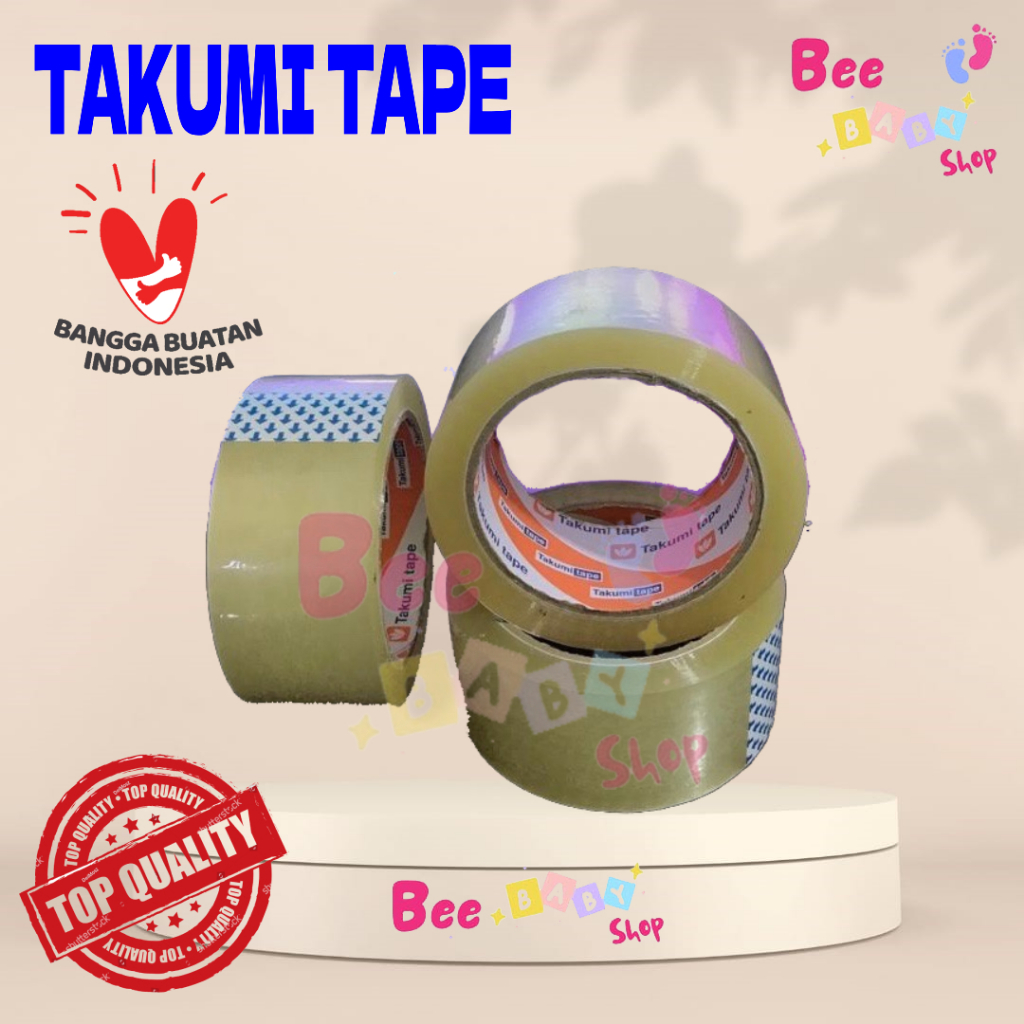 

♦️Chabee♦️lakban bening 45mmx100yard|isolasi selotip clear tape|Takumi
