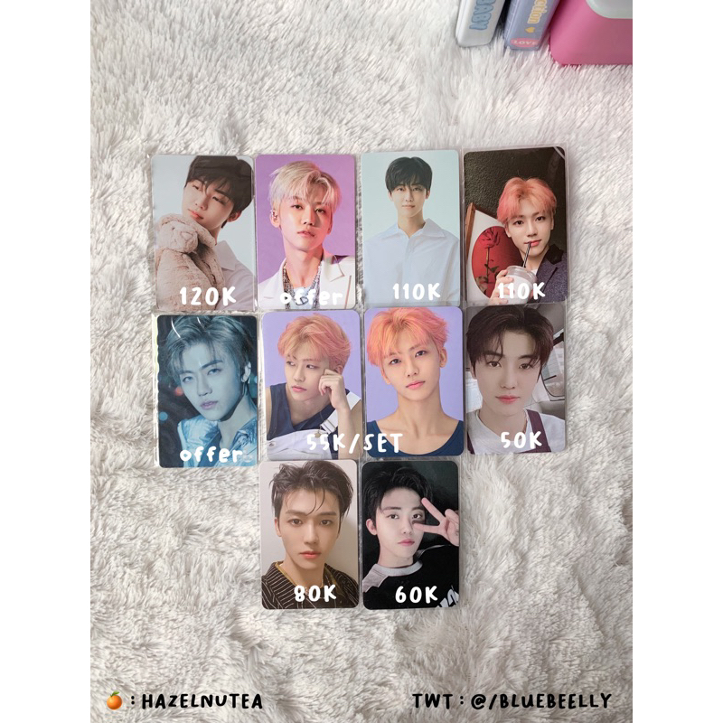 PC JAEMIN BONEKA BENE 11st SG22 POP ICE STICKER WGU CAFE ARRIVAL FCMM V1 NCT DREAM