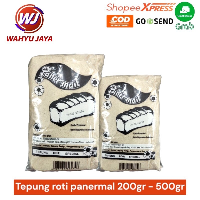 

Tepung roti panermal 200gr -500gram