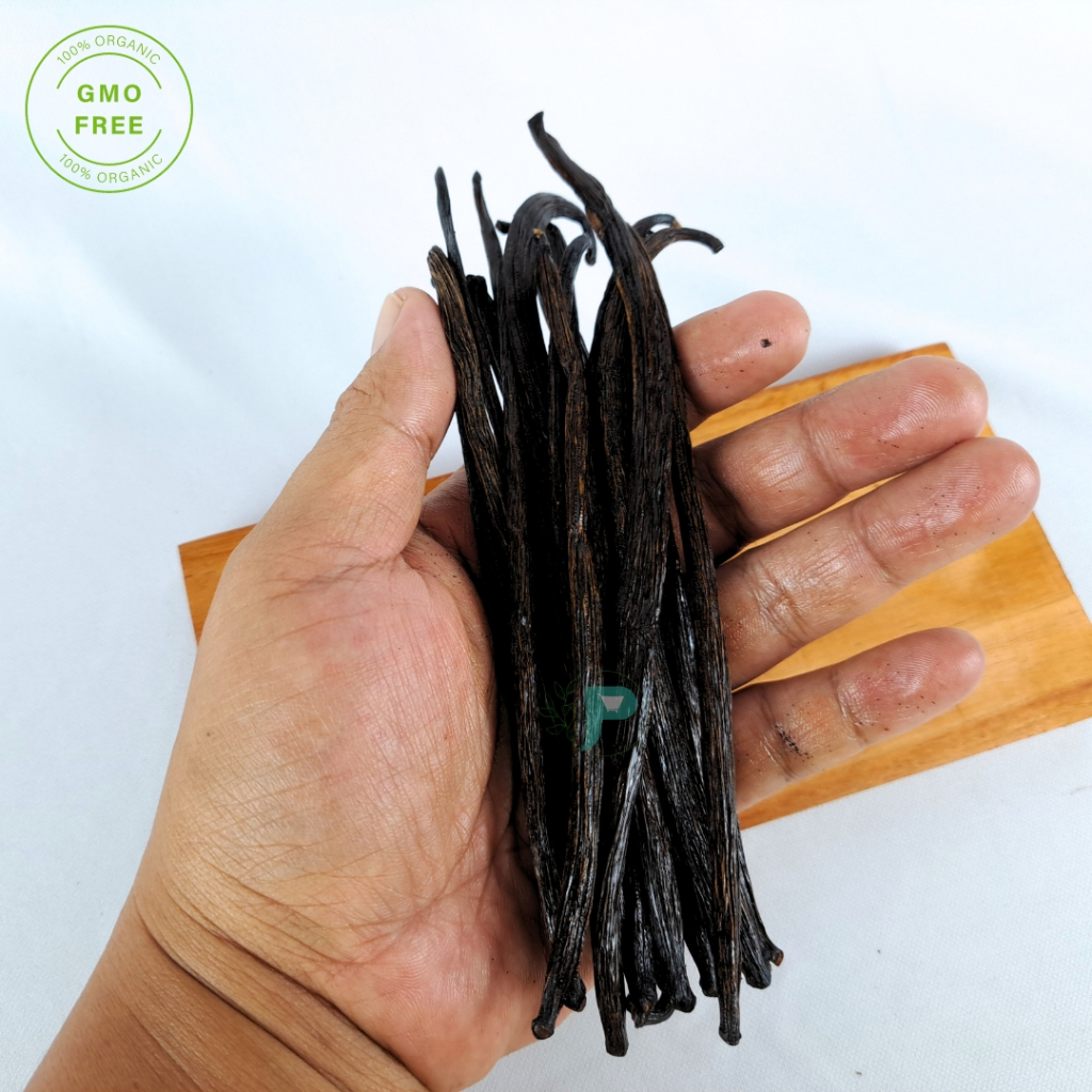 

Vanilla Beans Planifolia Gourmet B 14-17cm / Vanili kering gourmet grade B