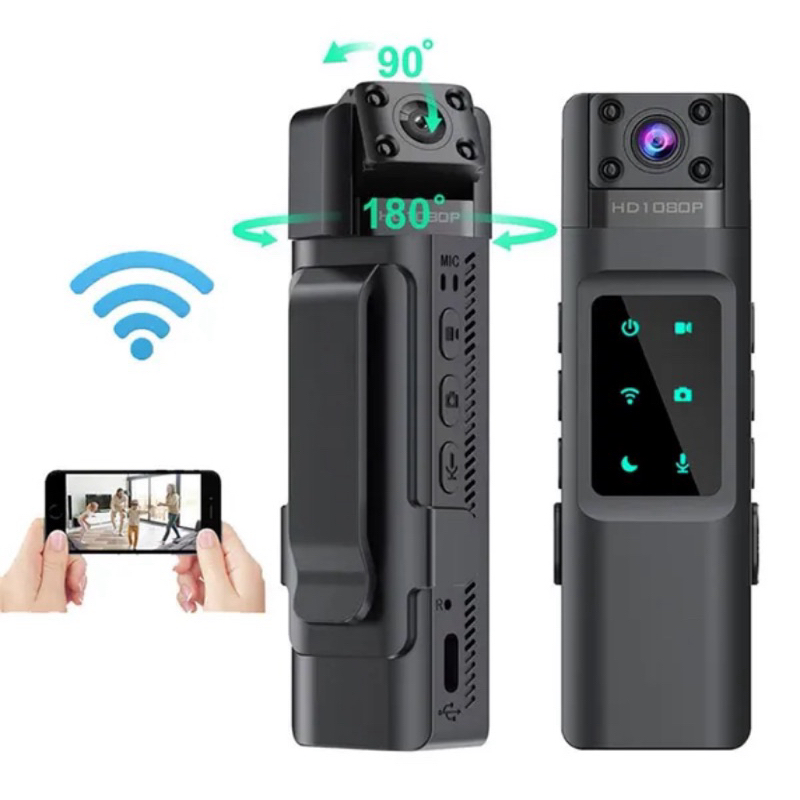 Camera Mini Wifi HD 1080P Pocket Portable Infrared Rotating Lens