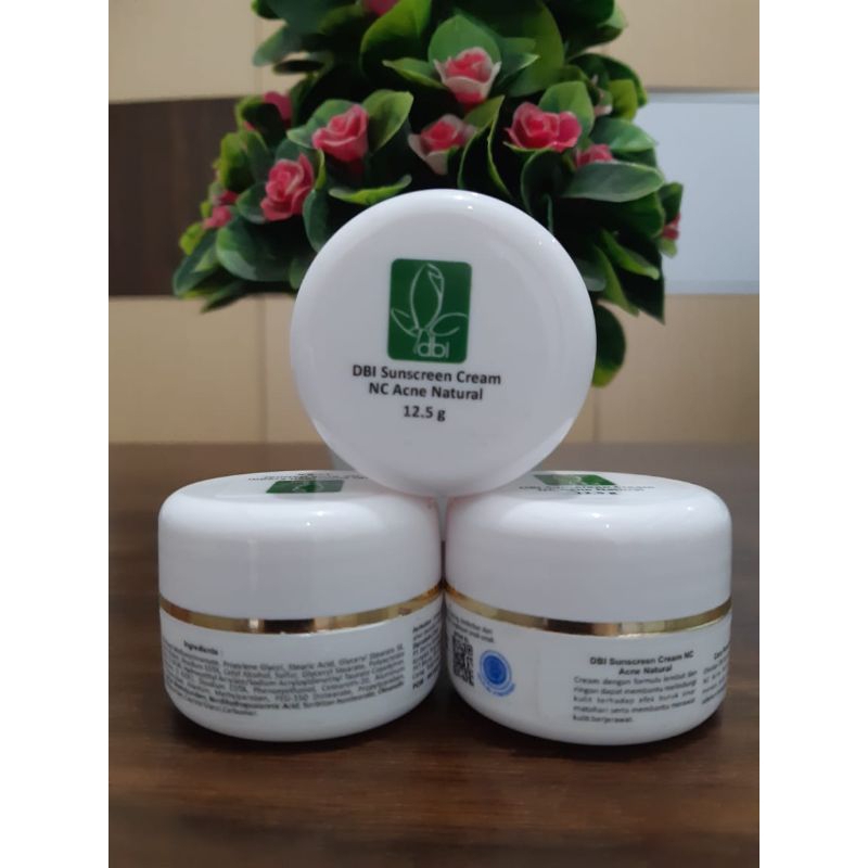 sunscreen cream acne natural dbi