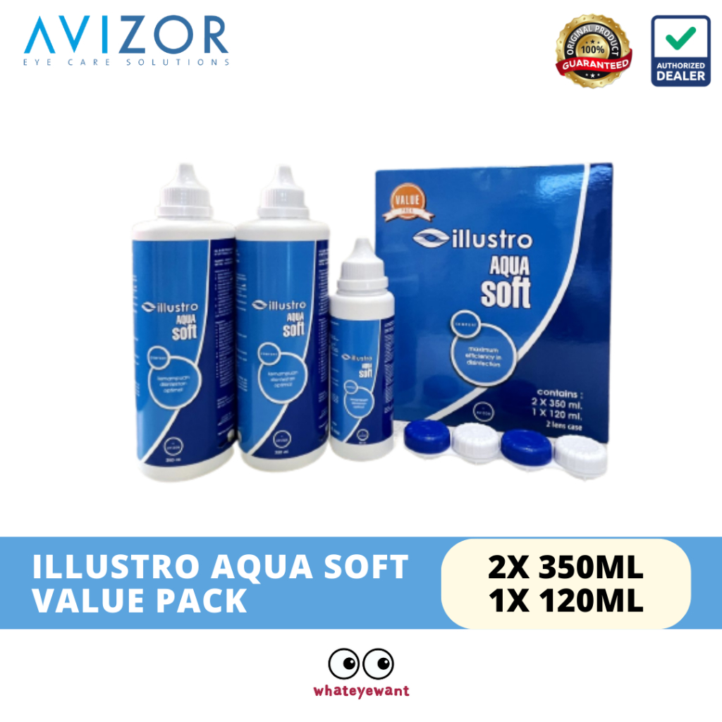 Illustro Aqua Soft Value Pack Solution Cairan Softlens