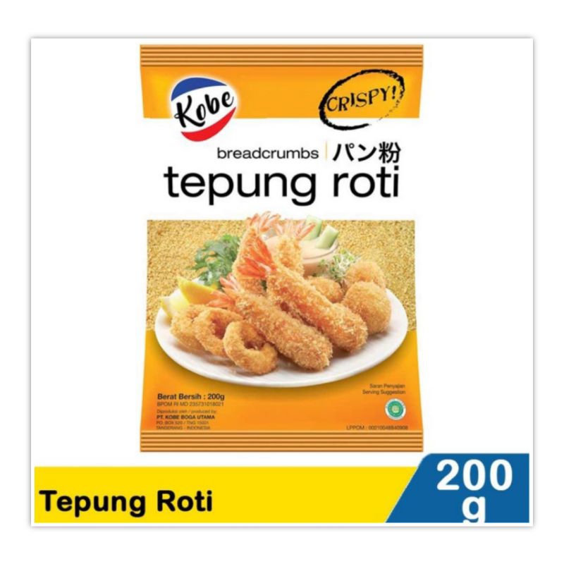 

Kobe Breadcrumbs 200 gr Tepung Roti Tepung Panir