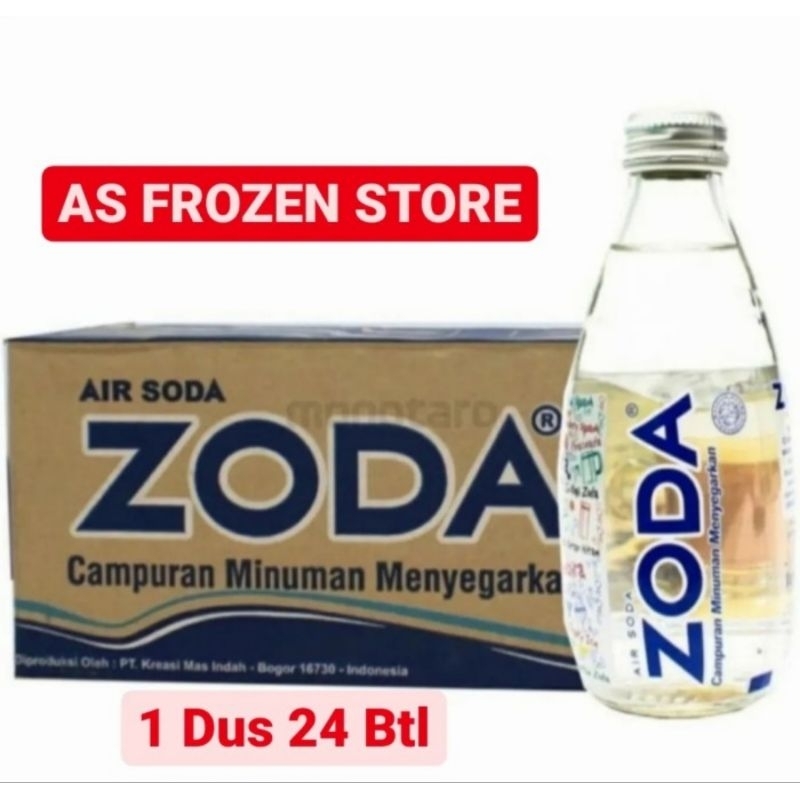 

Zoda Air Soda Tawar / Zoda Botol 250ml / Sparkling Water 1 Dus 24 Pcs