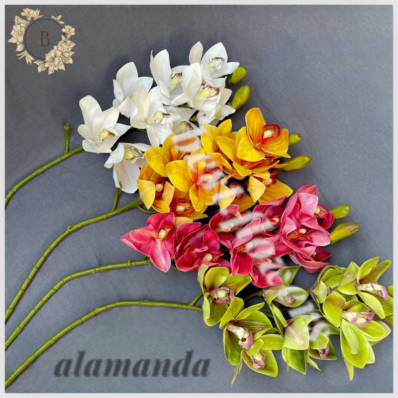 BUNGA ALAMANDA/ BUNGA ALAMANDA DEKORASI/ BUNGA ALAMANDA TANGKAI PANJANG (KN-401)