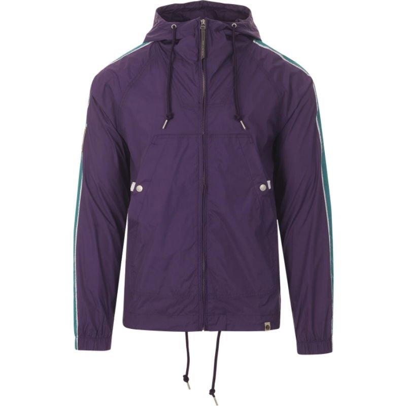 Pretty Green Wrighr Zip Jacket Purple Original