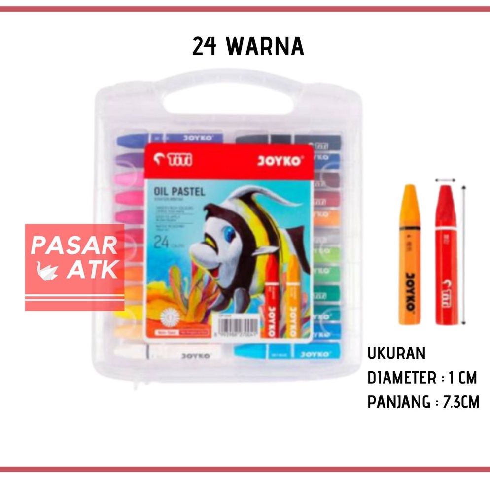 

Serba Murah.. Crayon TITI JOYKO 24 Warna 48